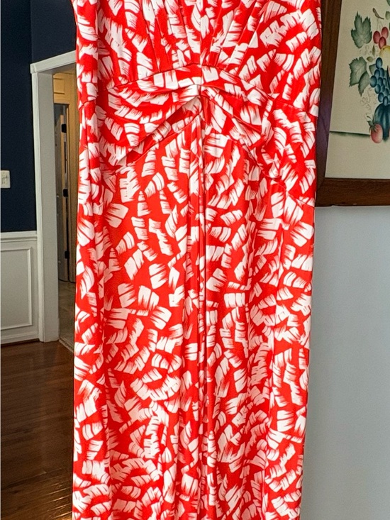 Jessica Howard Dresses & Skirts - Jessica Howard Red and White Printed Maxi Dress